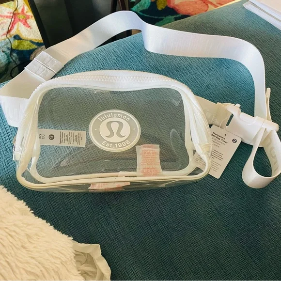 Lulu Lemon Everywhere White Belt Bag Clear - Picture 5 of 5
